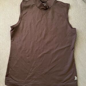 Women's Sleeveless Top in Rich Brown